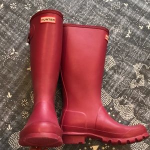 Hunter boots raspberry pink 5
